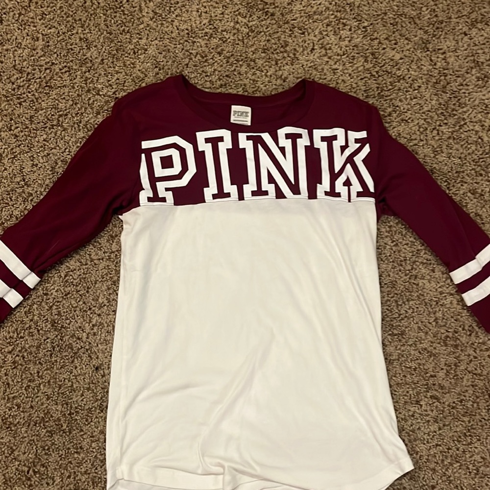PInK quarter sleeve shirt